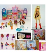 HUGE Lot WINX CLUB dolls CASTLE, Bloom Stella Flora DS Game, Figures Dolls - $229.99