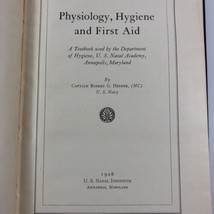 1928 US Navy First Aid book, Physiology Hygiene and First Aid hardback N... - $29.59