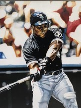Frank Thomas 1995 Chicago White Sox Kelly Russell Lithograph Print - £9.40 GBP