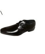 Versace Collection mens brown polished leather loafer shoes Size 9 - €473,14 EUR