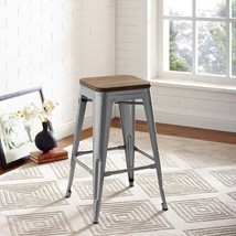 Promenade Counter Stool Gunmetal EEI-2820-GME - $97.98