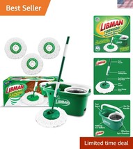 Tornado Spin Mop System with 4 Microfiber Heads - No-Tip Bucket &amp; Spin C... - $1,550.41 MXN