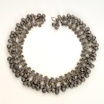 Antique Tribal Old Silver ANKLET Belly Dance Bells Authentic Hearts Signed Lock - £118.95 GBP