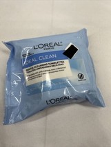 L&#39;Oreal Paris IDEAL CLEAN Gentle Cleansing Makeup Removing Towelettes 25 Cloths - $5.29