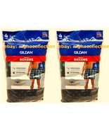 2x BRAND NEW Gildan Men&#39;s Woven Boxer Underwear 4 Pack Assorted, Size 2X... - $36.54 CAD