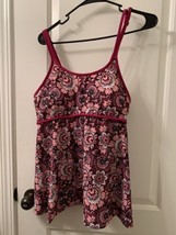 1 Pc Women&#39;s Floral Tankini Top Swimwear Tank Size XL  - $39.20