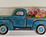 Create It Peel &amp; Stick / Iron-On Fabric Applique - New - Truck with flowers - $4.64