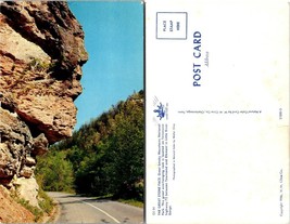 Tennessee(TN) Smoky Mountains National Park Great Stone Face Vintage Postcard - £7.39 GBP