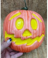 VTG LARGE Jack-O-Lantern Halloween Décor Candle by Sun It Corp Pumpkin U... - £30.96 GBP
