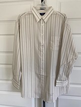 Enro 18. 5  37  Big &amp; Tall  Cotton Blend  L/S  Spread Collar Dress Shirt... - £13.96 GBP