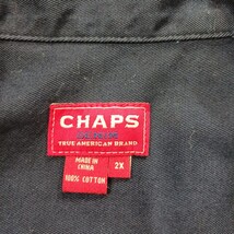 Chaps Denim Jacket Women's Blue Button Flap Pockets 3/4 Sleeve Classic Size 2X image 5