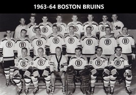 1963-64 BOSTON BRUINS TEAM 8X10 PHOTO HOCKEY PICTURE NHL - £3.94 GBP