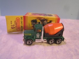 Vintage Matchbox -GREEN Cement Truck #19 Construction Vehic W/Orig. Box Lesney - £18.02 GBP