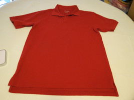 Izod boys youth short sleeve polo shirt XL 18/20 cotton school red GUC# - £22.96 GBP