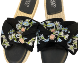 Franco Sarto Pandora Espadrille Slides, Black Floral, Women&#39;s Size 10 M - $12.34