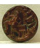 Antique Pre-WWI German Large Copper Outdoor Sports Jacket Button Scarce - $8.91 CAD