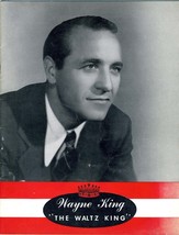 Wayne King Souvenir Program The Waltz King Nancy Evans Ken Stevens 1940&#39;s - £19.68 GBP