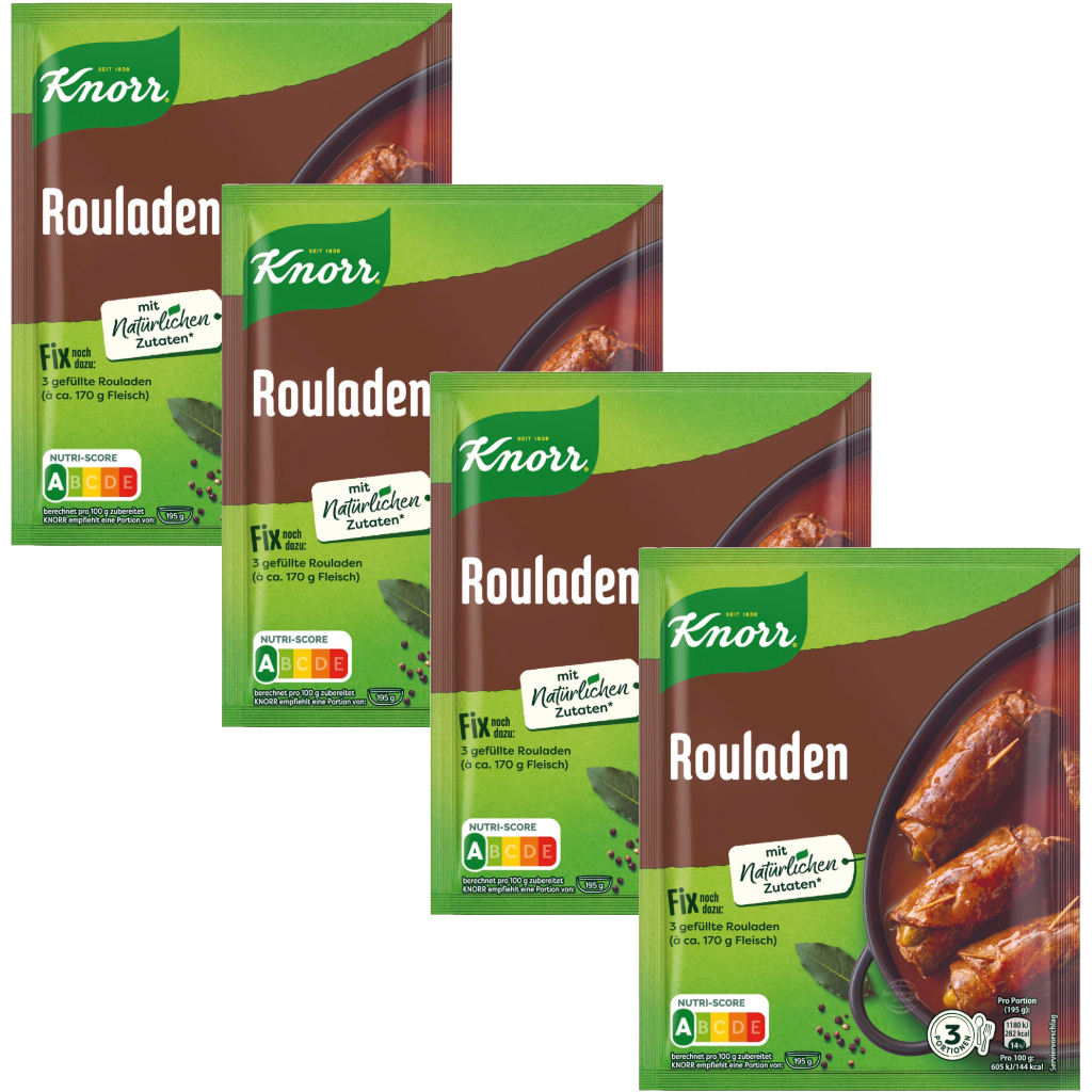 Knorr ROULADEN Roulads sauce spice packet 4ct.SALE SALE 12.2024-FREE SHIPPING