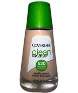 1- CoverGirl Clean Sensitive Liquid Foundation #520 CREAMY NATURAL (New/... - €22,09 EUR