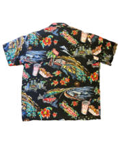 Shirt In N Out Burger Mens Size Large Hawaiian California Aloha Beach Button Up - £25.92 GBP
