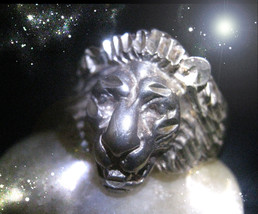 Haunted Ring Master Witch The Lion&#39;s Dominance Blessing Extreme Ooak Magick - £2,196.52 GBP