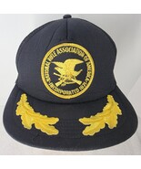 Vintage NRA Snapback Trucker Hat Black Scramble Eggs USA Made 80s Patch - $217.00 MXN