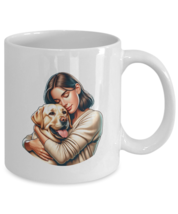 Yellow Labrador Retriever Coffee Mug Ceramic 11oz 15oz Novelty Dog Mom Gift Pet - £11.64 GBP+