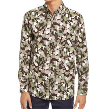 Ted Baker London Men&#39;s Long Sleeve Poplar Abstract Floral Pocket Shirt B... - $68.12