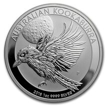2018 Australia $1 Coin Silver 1oz Kookaburra (BU Condition) - $1,607.14 MXN