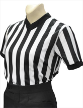 SMITTY | BKS-211 | 1&quot; Stripe | WOMEN&#39;S | MESH Basketball Officials V-Nec... - $29.99