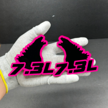 Godzilla Badges Emblem RAGING 7.3 Pink/Black (2) BADGES, Fender Angry Ag... - $812.24 MXN