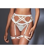 Thistle and Spire Strapped In Garter Belt Lingerie Ivory L - £18.87 GBP