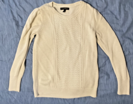 Banana Republic Womens Off White Cable Knit Sweater Size Small - €3,40 EUR