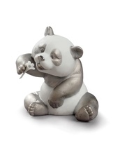 Lladro 01009088 A Cheerful Panda Figurine New - $152.00