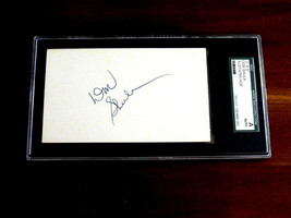 DON SHULA HOF 1997 MIAMI DOLPHINS COACH SIGNED AUTO VINTAGE INDEX CARD S... - $118.79