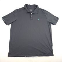 Tommy Bahama XL Islandzone 37.5 Grey Polo Shirt Logo - $24.99