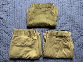 Vintage Boy Sxouts Of American Adult Pants &amp; Shorts Lot X3 Men’s 36 Oliv... - £58.08 GBP