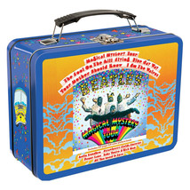 The Beatles Magical Mystery Tour Album Images Large Tin Tote Lunchbox NEW UNUSED - £11.40 GBP