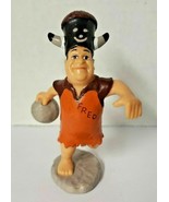 1994 Fred Flintstone Water Buffalo Bowling 3.5&quot; Figure PVC Hanna-Barbera... - £7.98 GBP