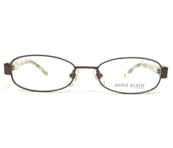 Anne Klein Eyeglasses Frames AK 9127 579S Brown Ivory Horn Oval 49-17-135 - £40.27 GBP