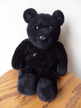 Derek Jeter  #2 Black Bear Plush 15&quot; Bean Stuffed New York Yankee Bear Toy 1999 - £14.64 GBP
