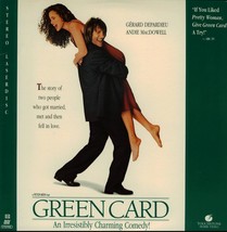 Green Card Andie Mac Dowell Laserdisc Rare - £7.79 GBP