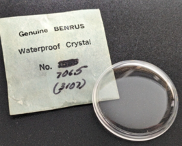 NOS Genuine Benrus Acrylic Crystal Waterproof Wrist Watch Part 7065 3107... - $21.77