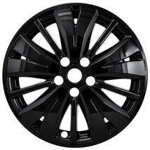 ONE FITS SOME 2017-2020 NISSAN PATHFINDER 18&quot; GLOSS BLACK WHEEL SKIN IMP... - £26.04 GBP