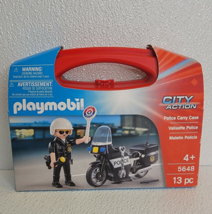 Playmobil City Action Police Carry Case Building Set 5648 NEW! 13 piece, ages 4+ - $12.22