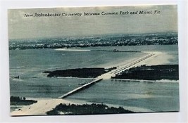 New Rickenbacker Causeway Postcard 1940 - $11.88