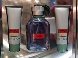 HUGO by Hugo Boss 3 Pc EDT Gift Set for Men with EDT Spray, 2 x Shower G... - £71.93 GBP