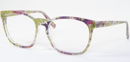 Jean Lafont Soho 7046 Purple Green Yellow Floral Sunglasses 54-17-140mm (Notes) - £157.78 GBP