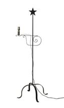 Wrought Iron Adjustable Floor Lamp with Star Top image 2