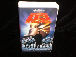 VHS Disney&#39;s D3 The Mighty Ducks 1996 Emilio Estevez, Jeffrey Nordling - £6.30 GBP